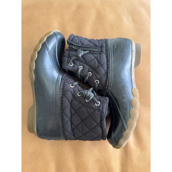 Sperry topsiders quilted duck boots / rain boots size 3Y *see photos - Picture 7 of 7